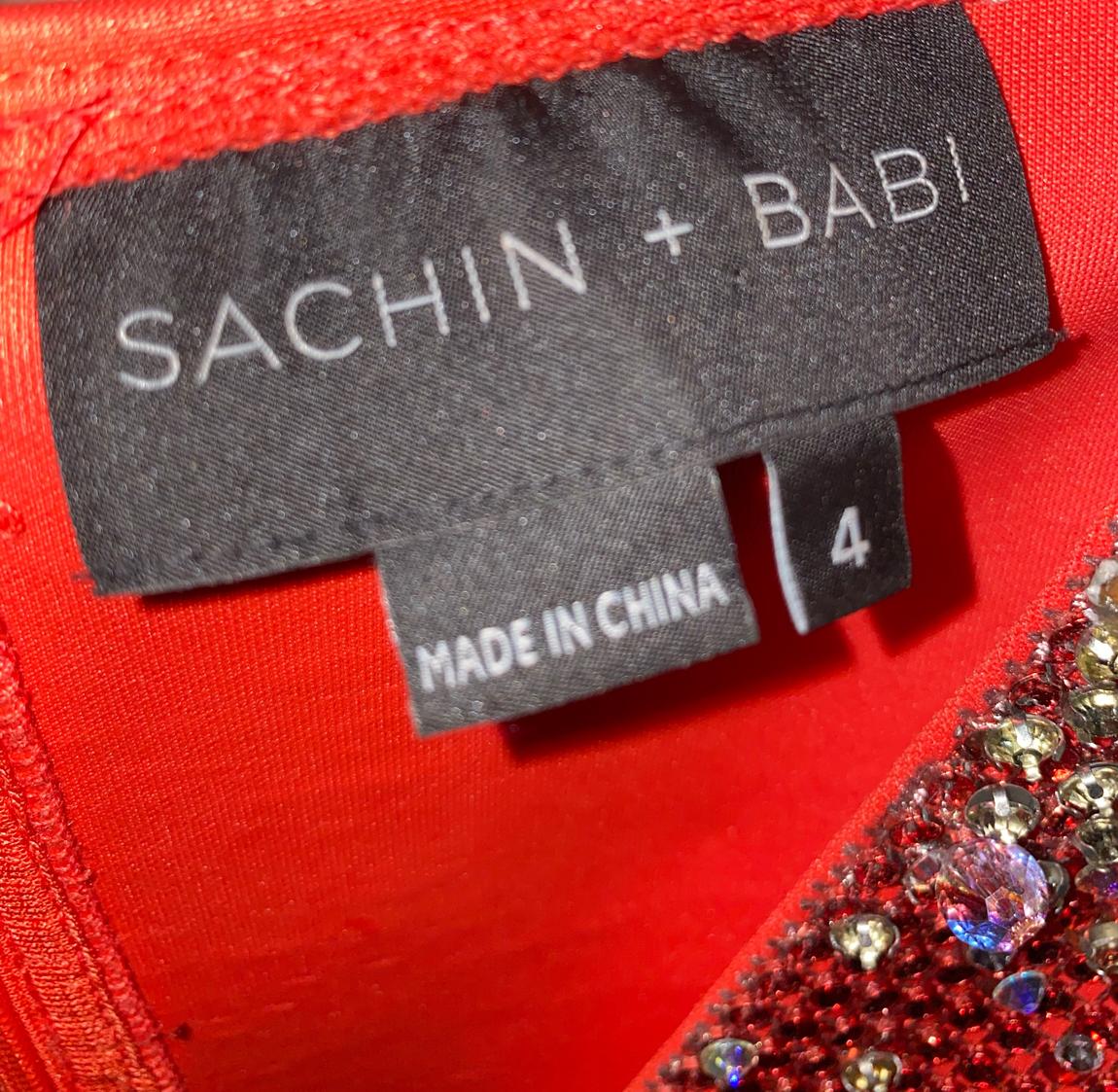 Sachin + Babi Size 4 Orange Formal Jumpsuit on Queenly