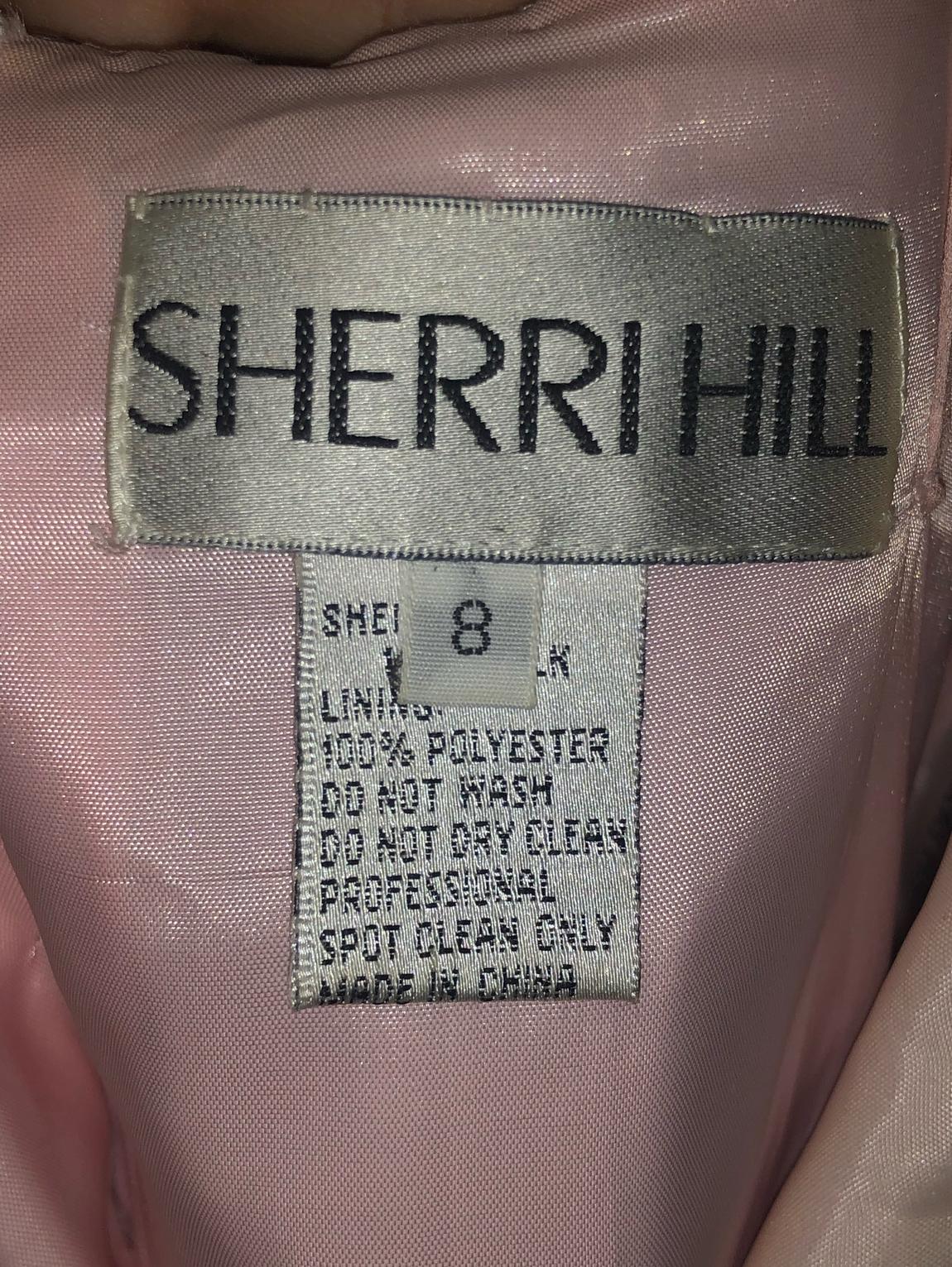 Sherri Hill Size 8 Prom Sequined Light Pink Cocktail Dress on Queenly