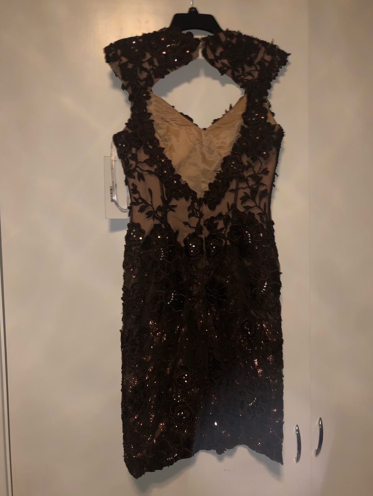 Size 8 Homecoming Lace Multicolor Cocktail Dress on Queenly