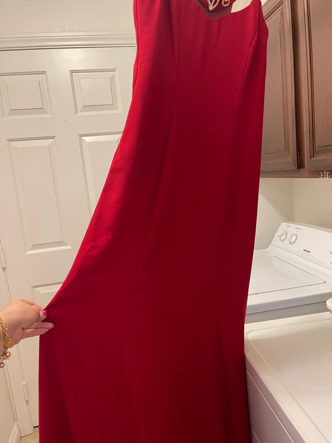 Size 8 Red Mermaid Dress on Queenly