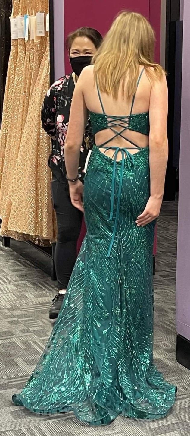 Fiesta Fashion Size 00 Green Mermaid Dress on Queenly