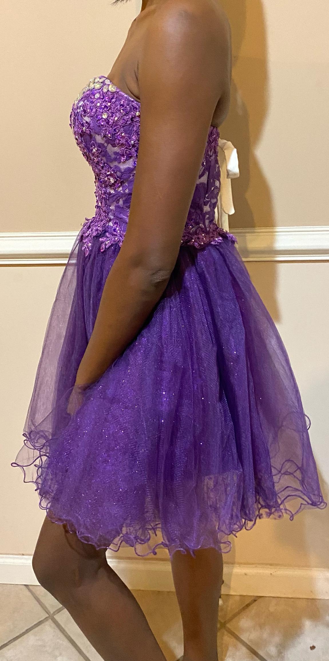 Von Maur Cocktail Dress | Homecoming Dress | Size 2 | Color: Purple