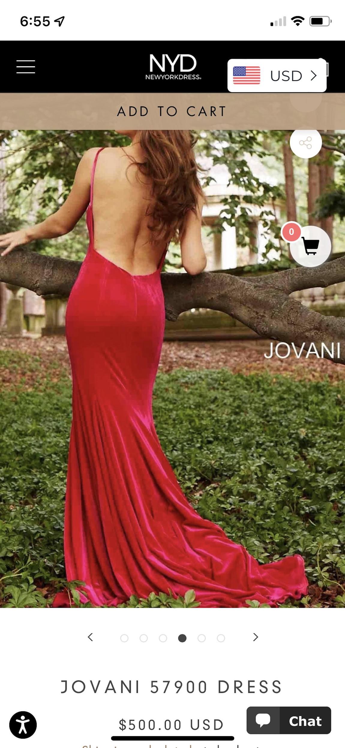 Jovani Size 12 Bridesmaid Plunge Velvet Gold Mermaid Dress on Queenly