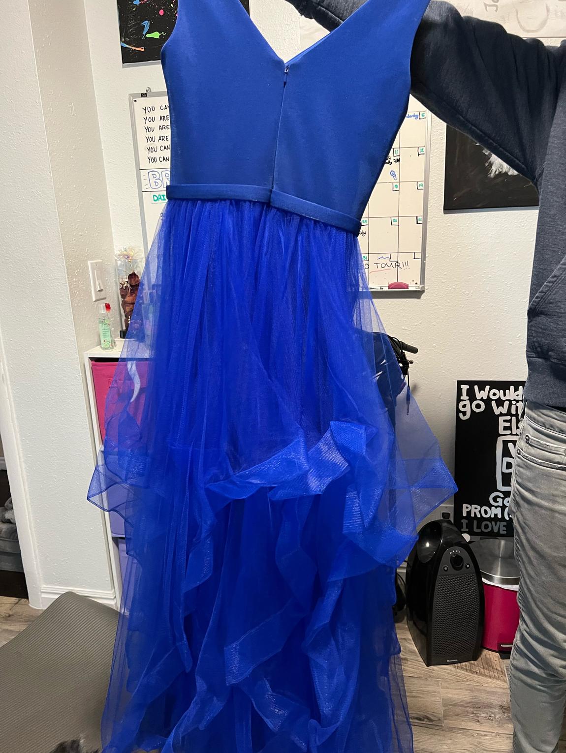 Size 12 Royal Blue A-line Dress on Queenly