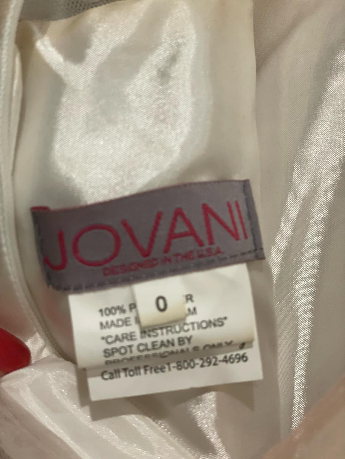 Jovani Size 0 Nude Cocktail Dress on Queenly