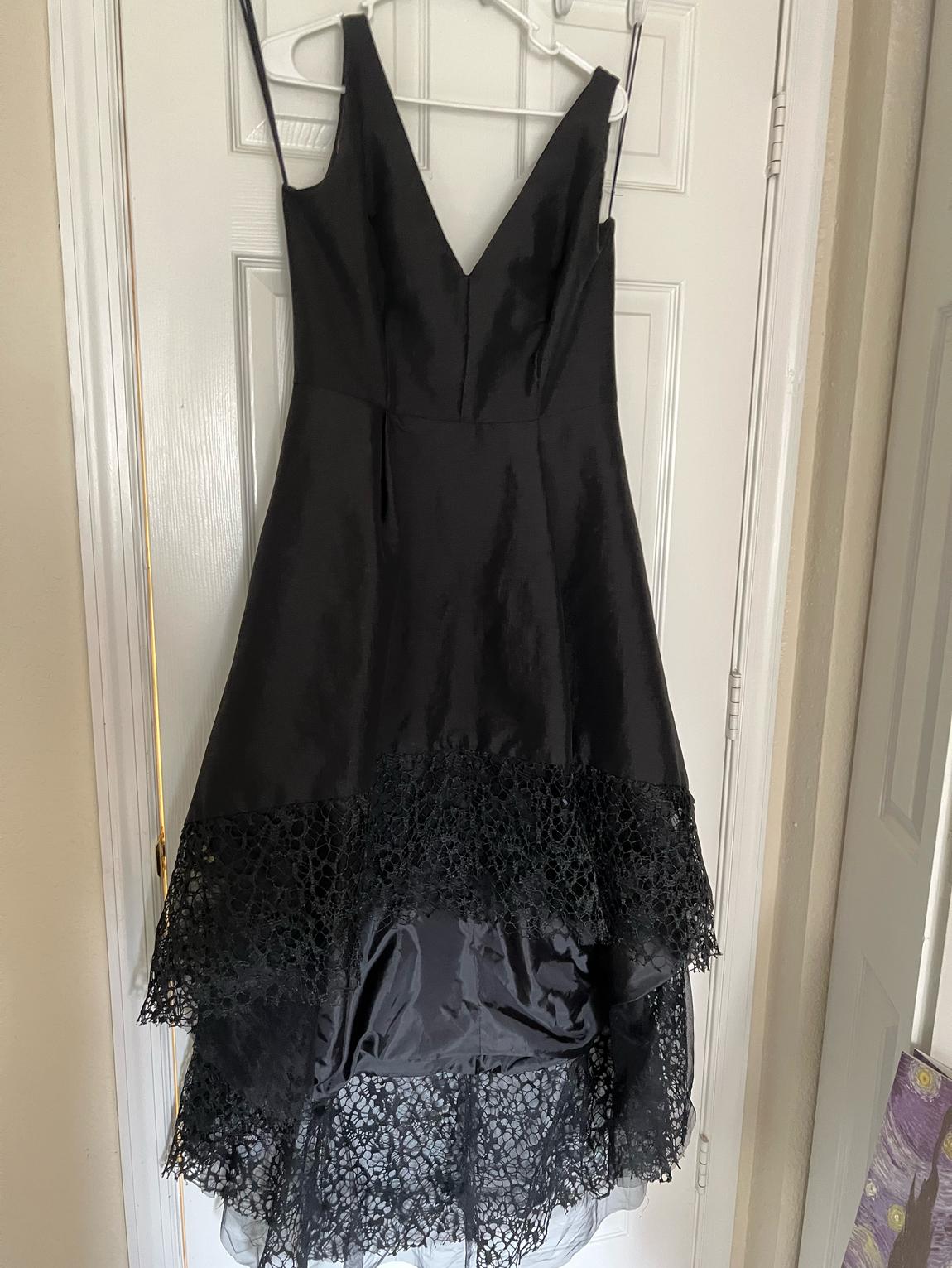 Size 14 Black Dress With Train on Queenly