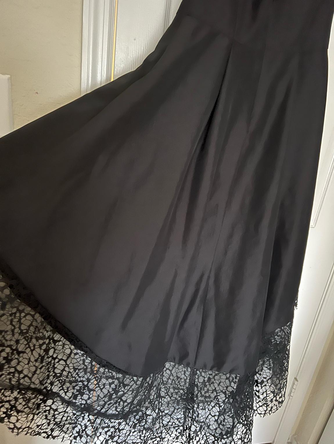 Size 14 Black Dress With Train on Queenly