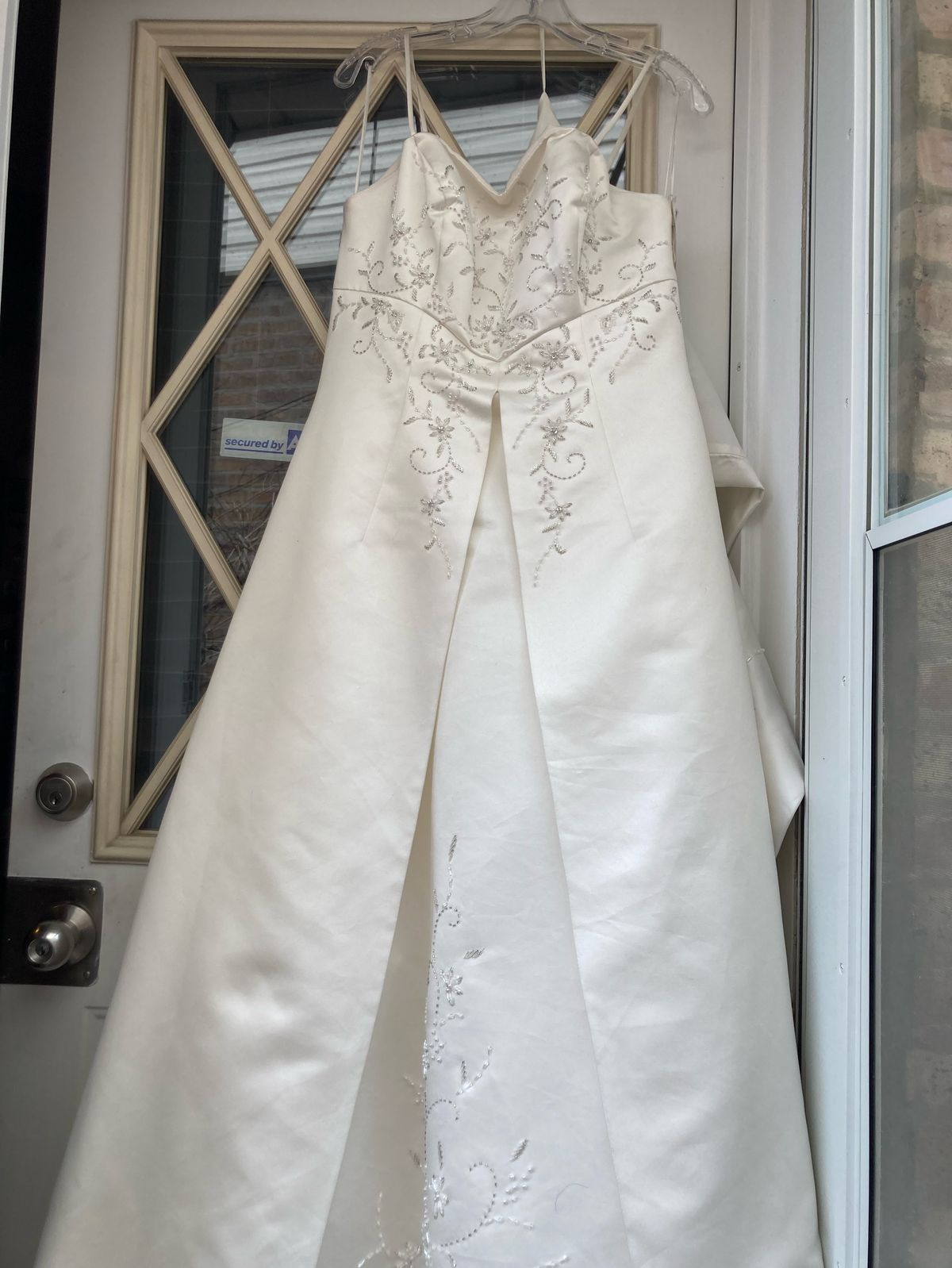 Da Vinci Plus Size 16 Wedding White Dress With Train on Queenly