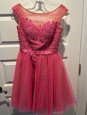 Sherri Hill Size 0 Satin Pink Cocktail Dress on Queenly