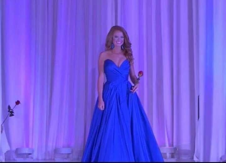 Sherri Hill Size 0 Pageant Blue Ball Gown on Queenly