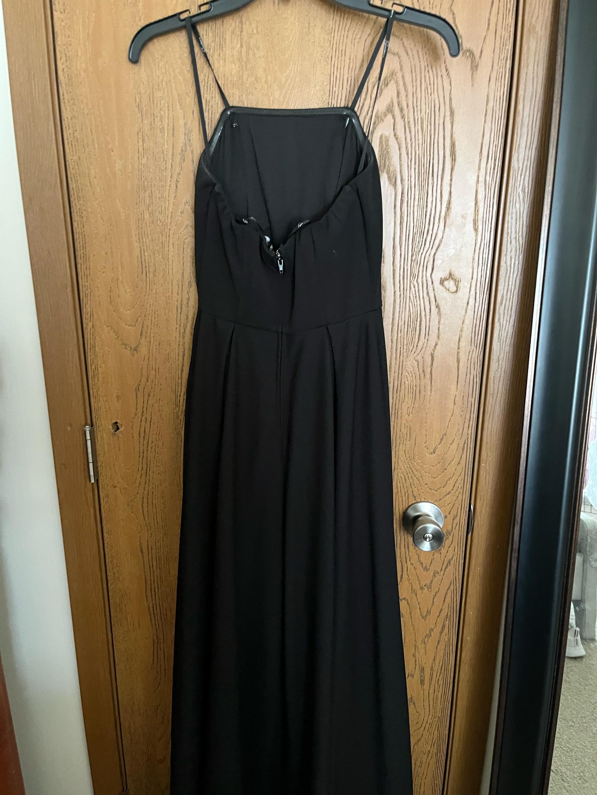 Size 4 Long Sleeve Black Ball Gown on Queenly