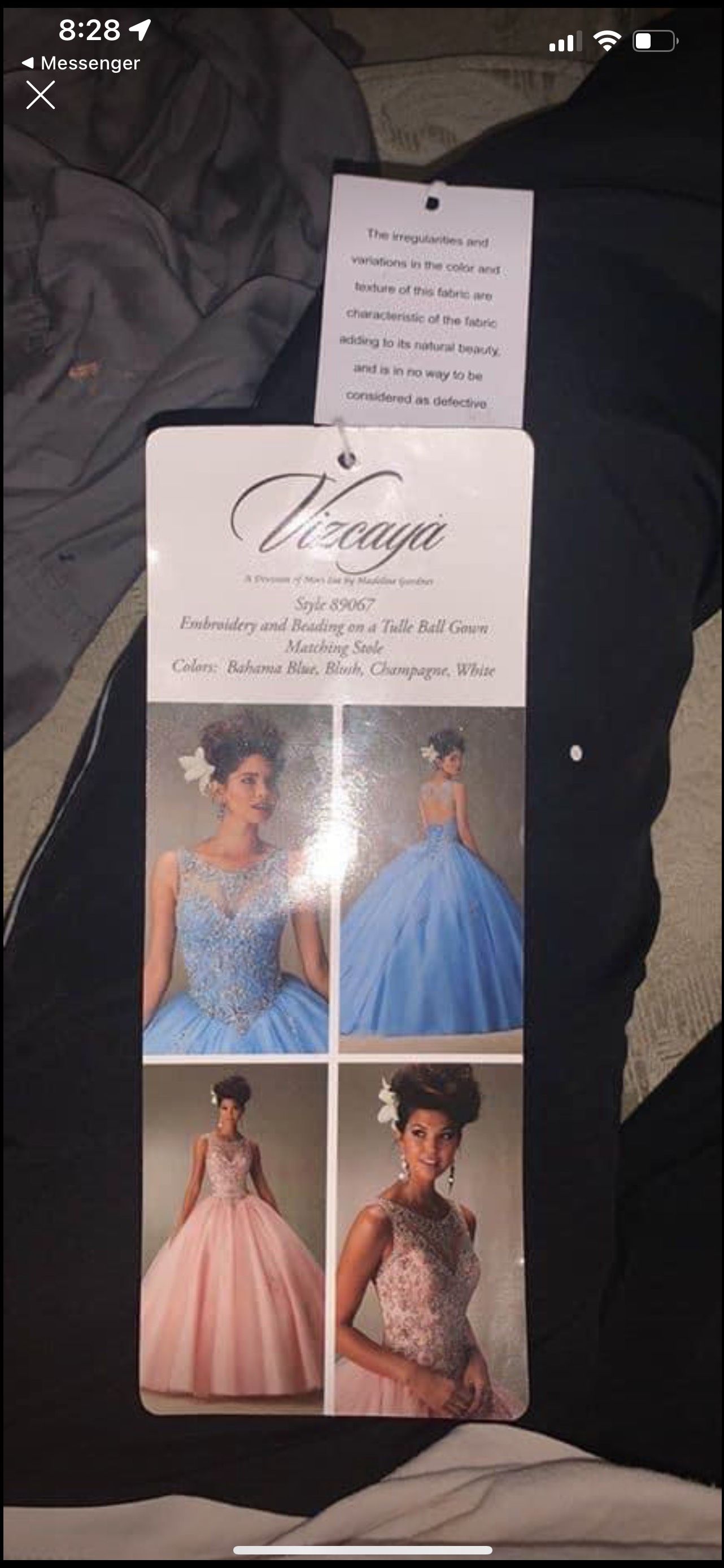Size 8 Blue Dress With Train on Queenly