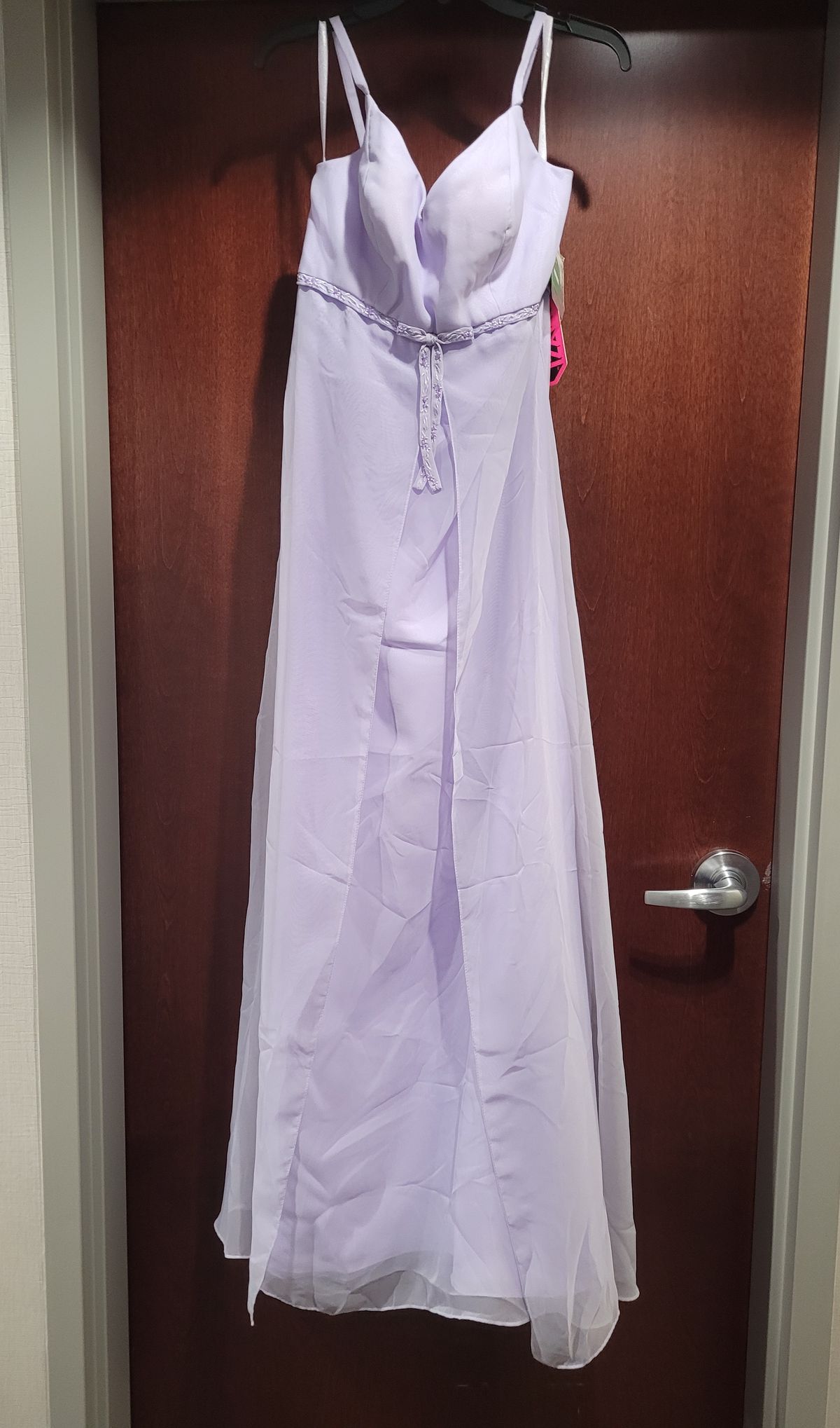 Style 346 Mori Lee Affairs Size 10 Bridesmaid Purple A-line Dress on Queenly