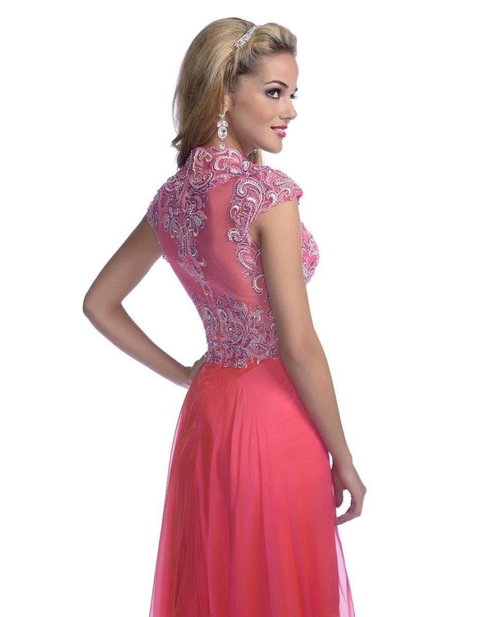 Style 16071 Envious Couture Plus Size 24 Prom Lace Hot Pink Floor Length Maxi on Queenly