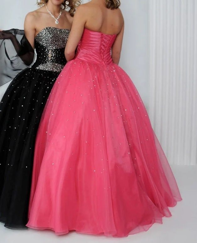 Style 2026 Envious Couture Size 6 Prom Strapless Red Ball Gown on Queenly