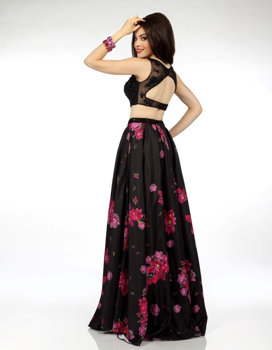 Style 18132 Envious Couture Size 12 Prom Satin Black A-line Dress on Queenly