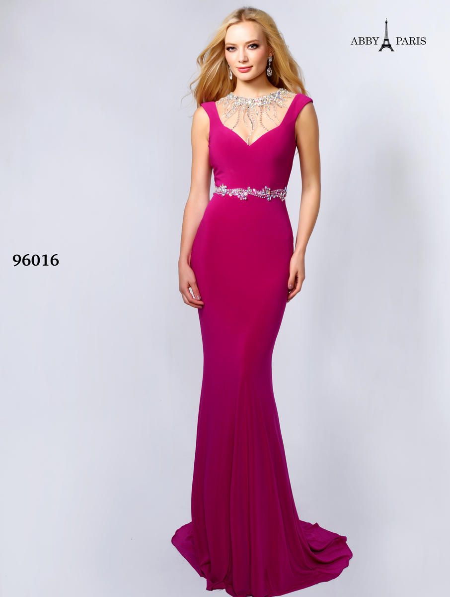 Style 96016 Lucci Lu Size 2 Bridesmaid Sequined Hot Pink Mermaid Dress on Queenly
