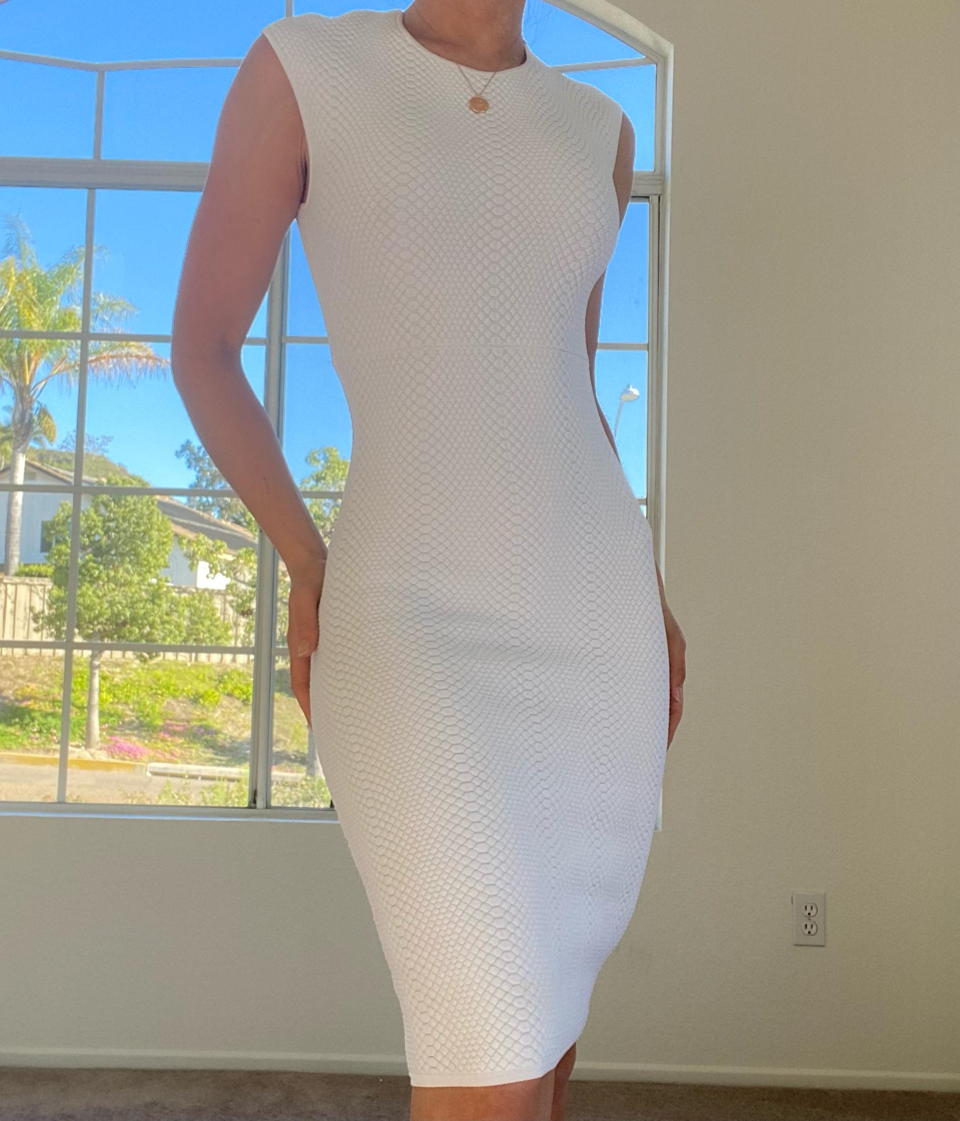 Michael Kors Size 2 Pageant Interview White Cocktail Dress on Queenly