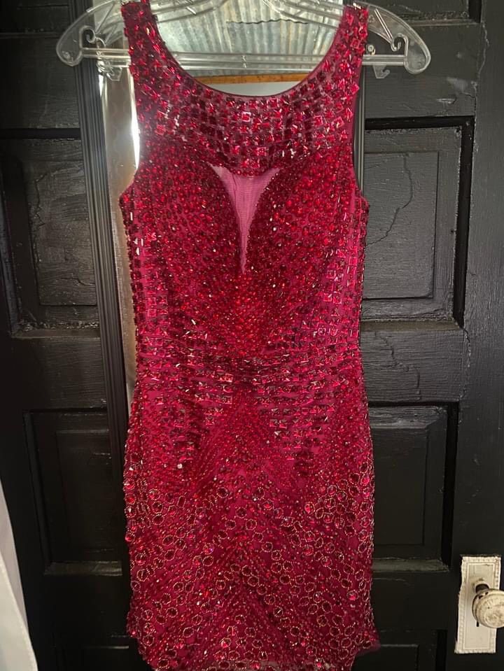 Sherri Hill Size 0 Homecoming Pink Cocktail Dress on Queenly