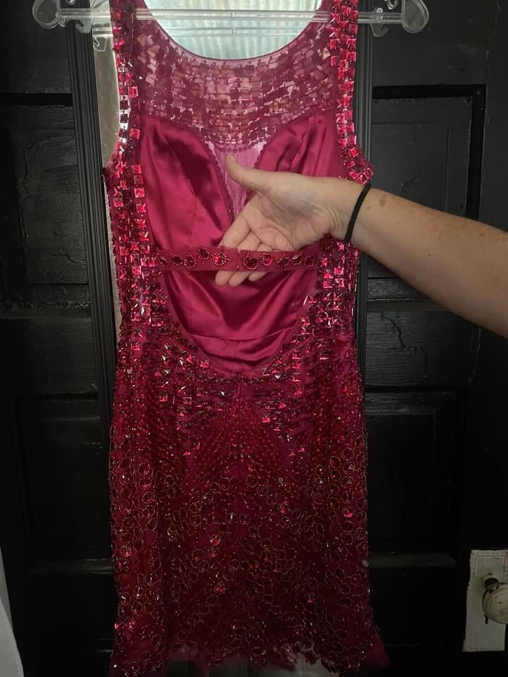 Sherri Hill Size 0 Homecoming Pink Cocktail Dress on Queenly