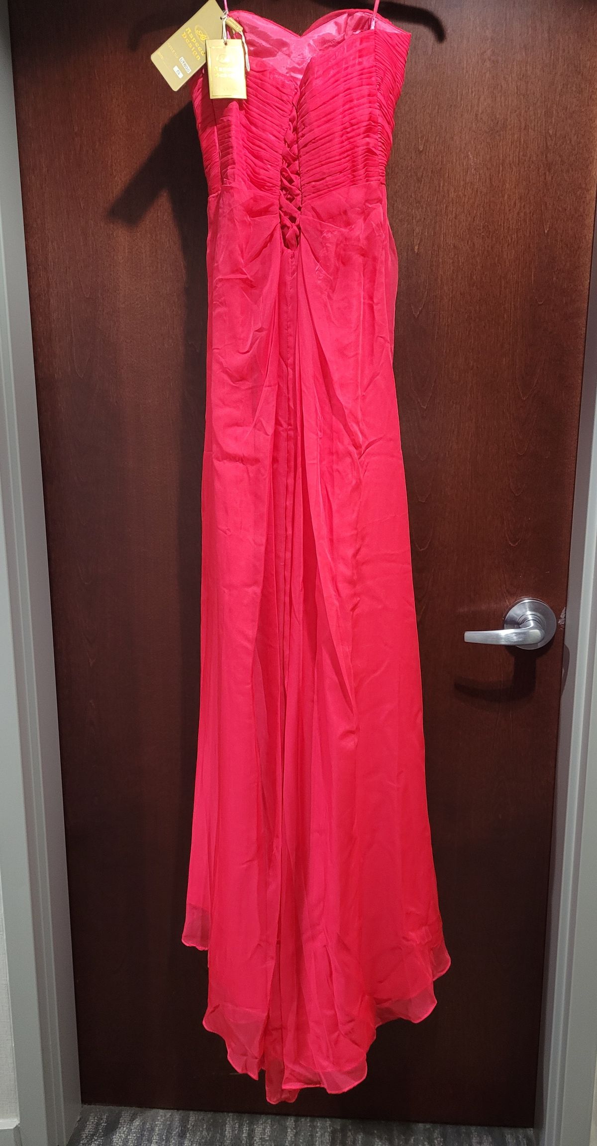 Style 1013 Aspeed USA Size 4 Red A-line Dress on Queenly