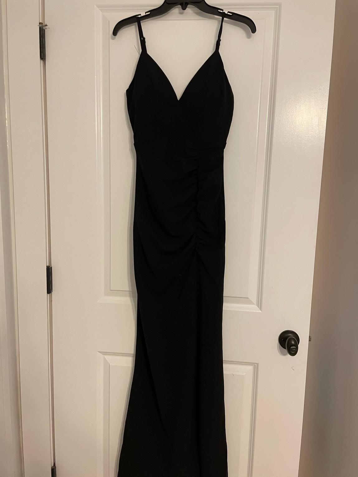 Girls Size 5 Prom Black Mermaid Dress on Queenly