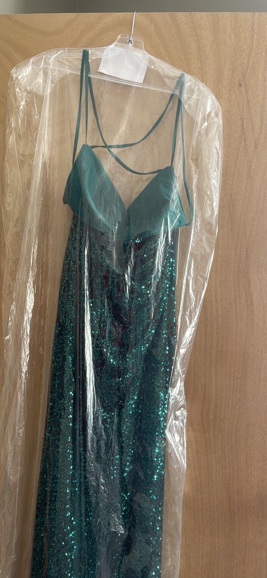 Clarisse Size 10 Green Cocktail Dress on Queenly