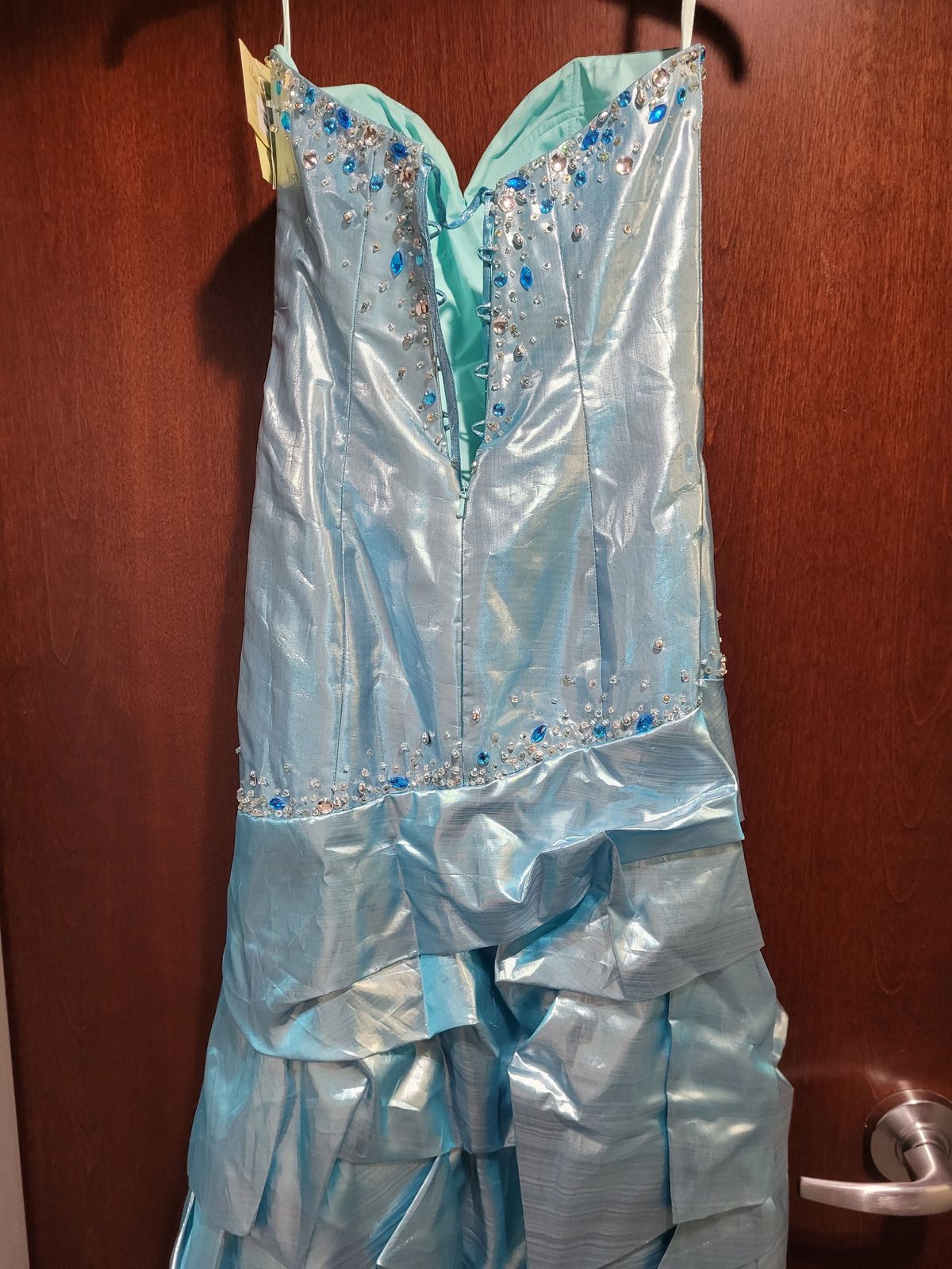 Style  5598 Bella Formals Size 4 Blue Mermaid Dress on Queenly