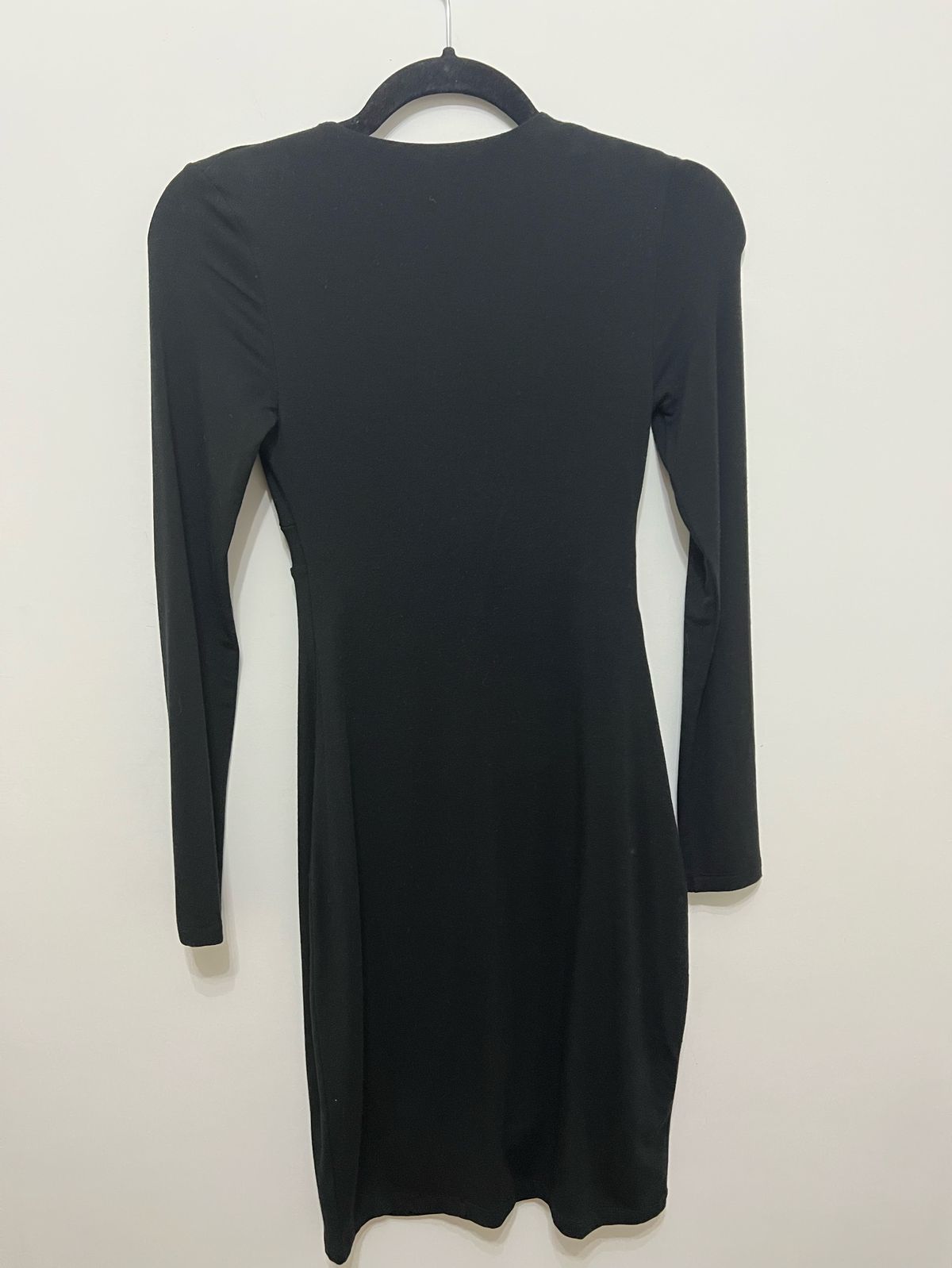 T Alexander wang Size 2 Nightclub Long Sleeve Black Cocktail Dress on Queenly