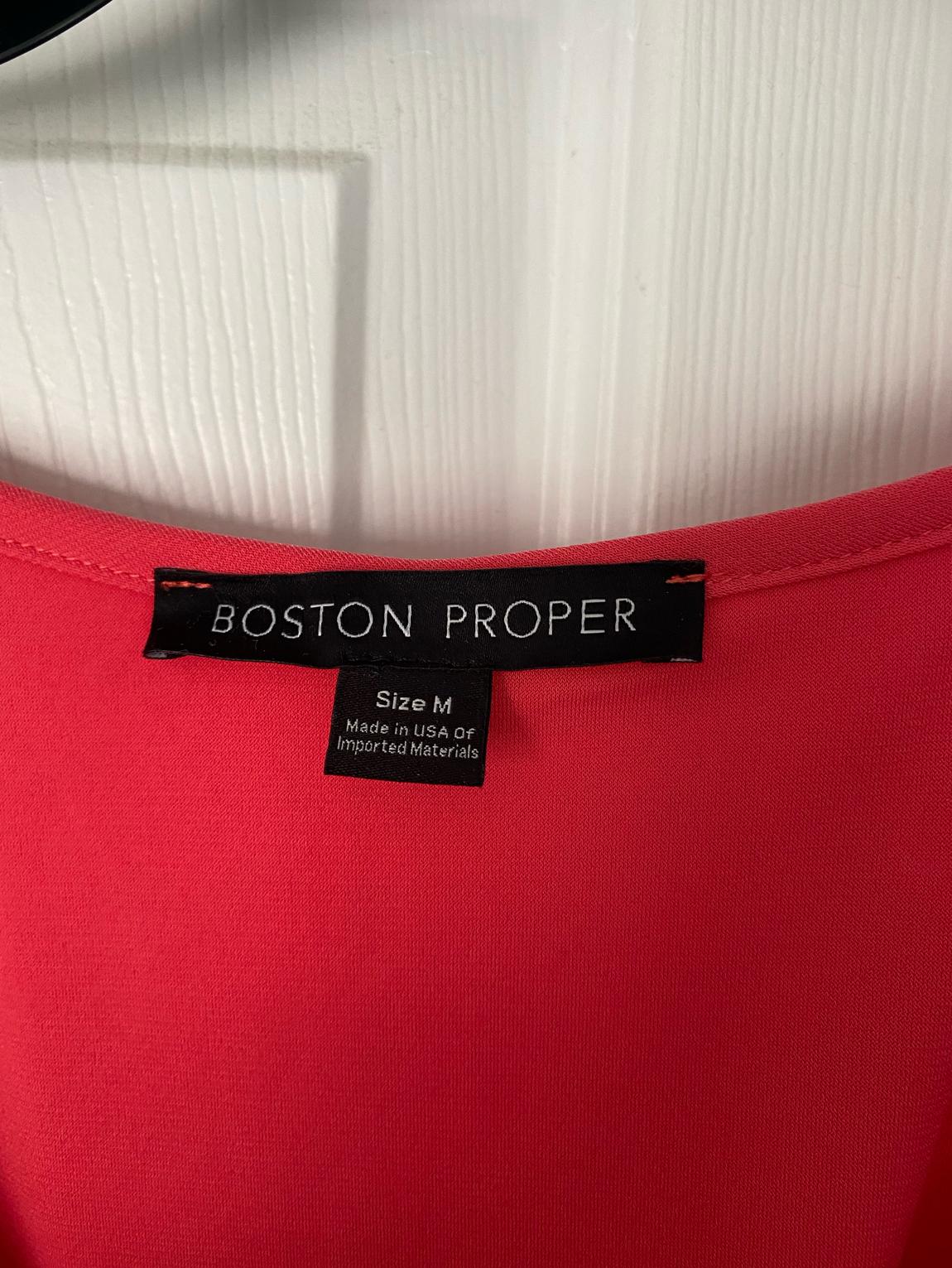 Boston Proper Size 8 Coral Cocktail Dress on Queenly