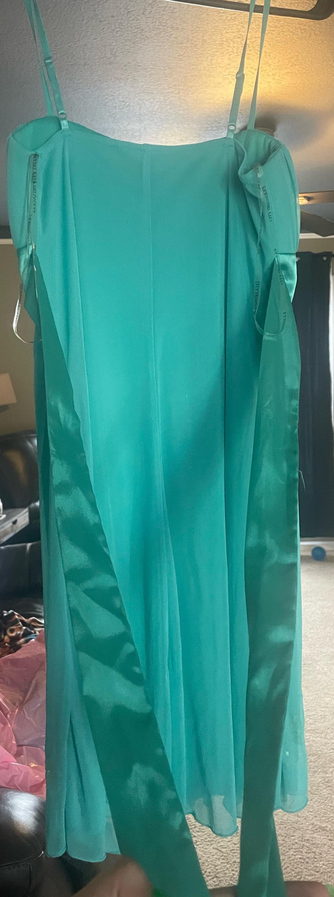 Size 2 Turquoise Blue A-line Dress on Queenly