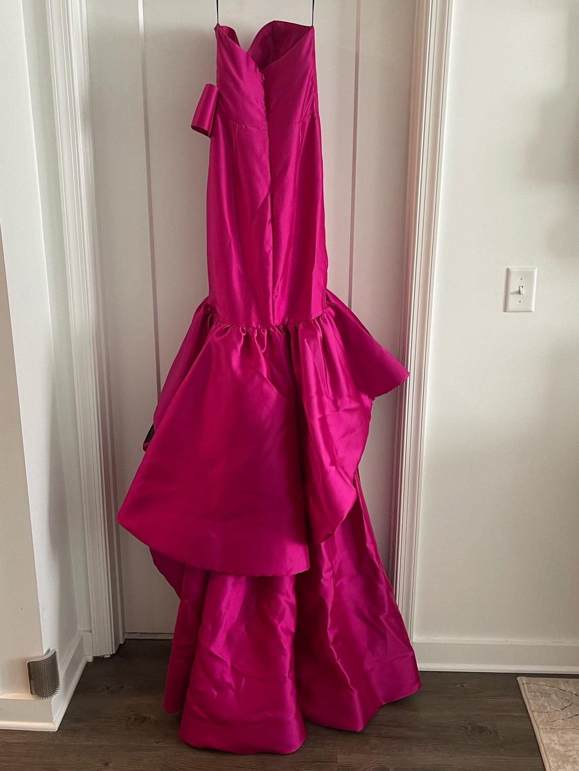 Fernando Wong Size 2 Pageant Strapless Pink Dress With Train on Queenly
