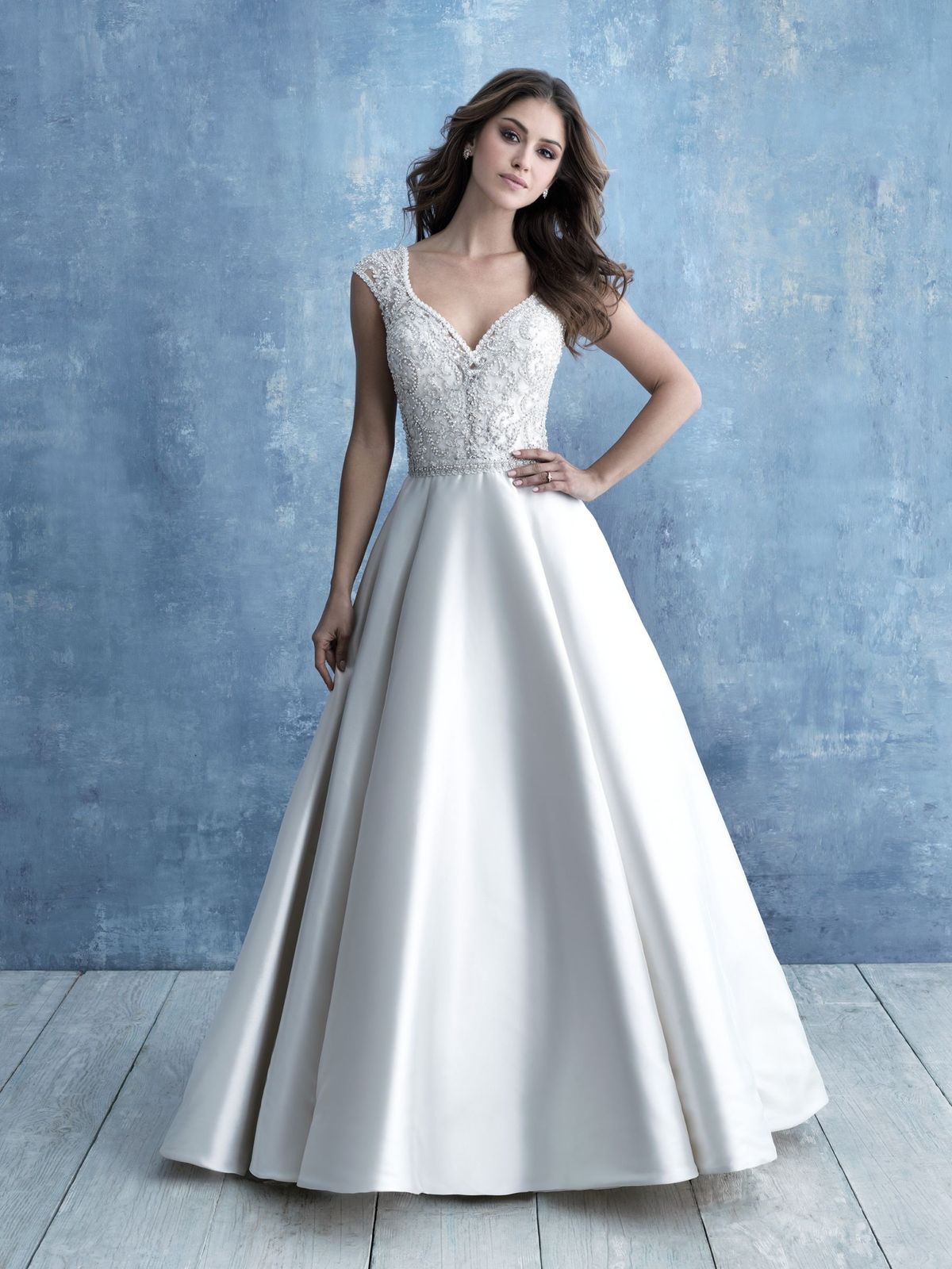 Buy Sapphire Velvet Allure Gown - Luxury Evening Dresses | B'Infinite
