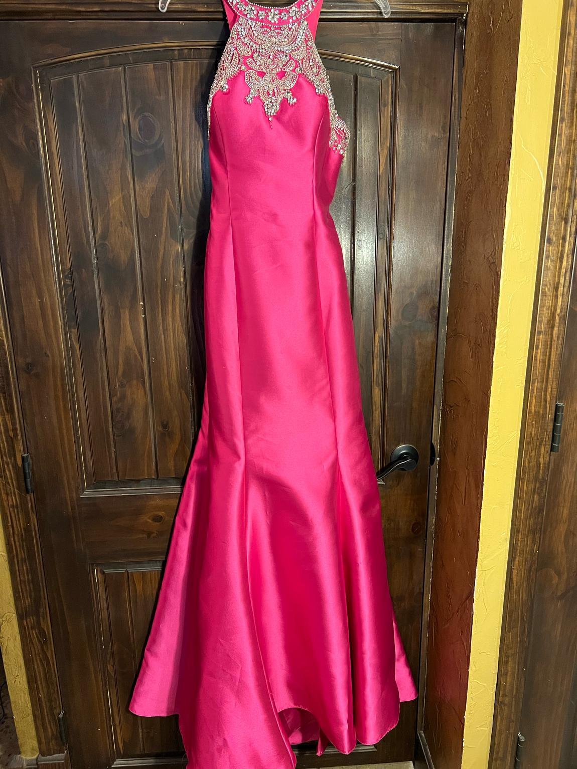 MoriLee Size 4 Pageant Pink Mermaid Dress on Queenly