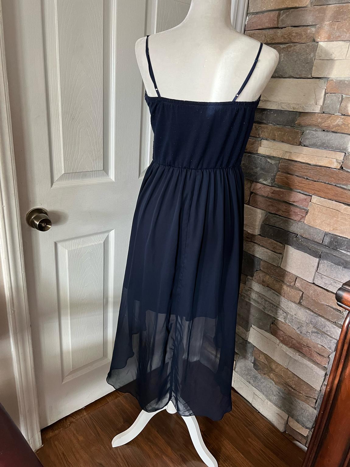 Trixxi Girls Size 14 Blue A-line Dress on Queenly