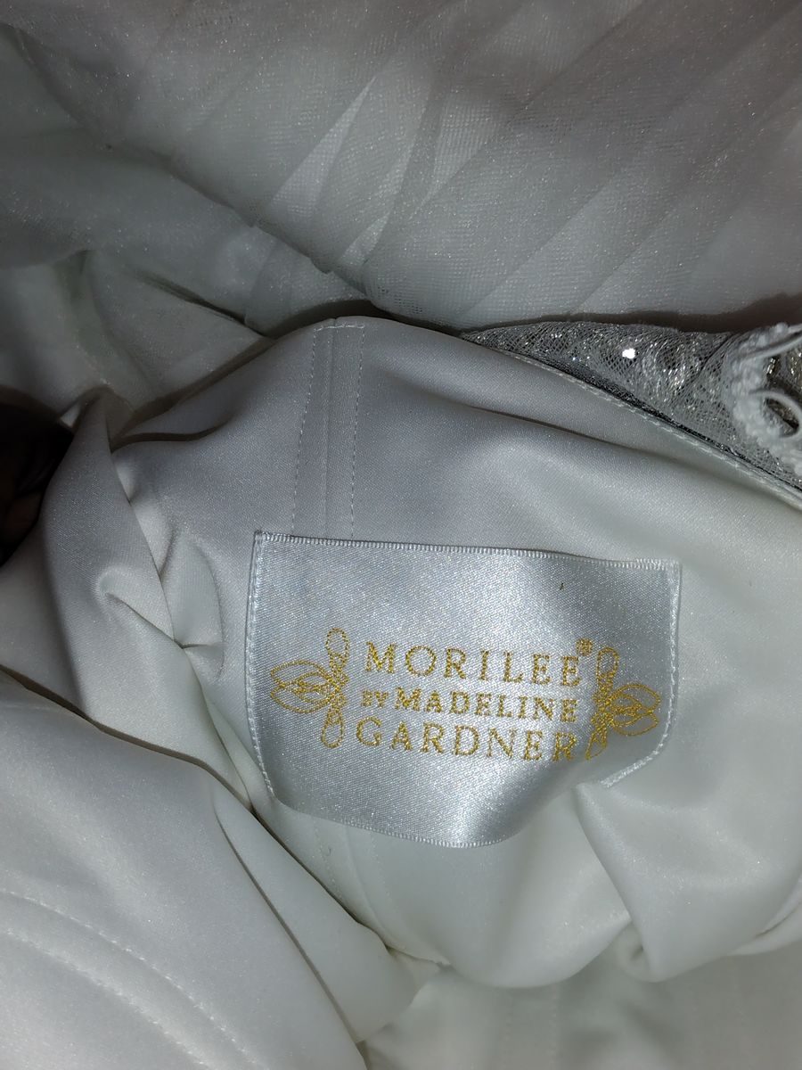 MoriLee Plus Size 18 White Ball Gown on Queenly