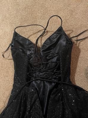 Dancing Queen USA Size 2 Prom Black A-line Dress on Queenly
