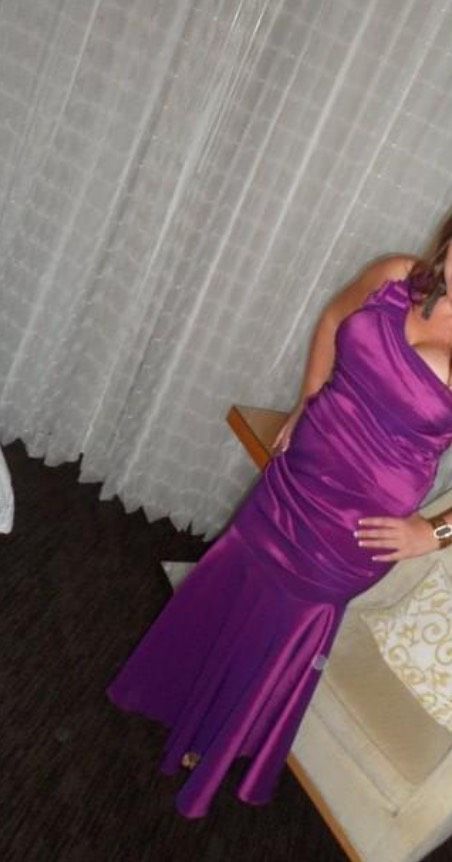 Size 12 Purple Mermaid Dress on Queenly