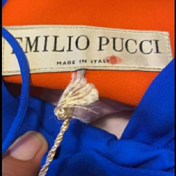 Emilio Pucci Size 6 Fun Fashion Satin Multicolor Floor Length Maxi on Queenly