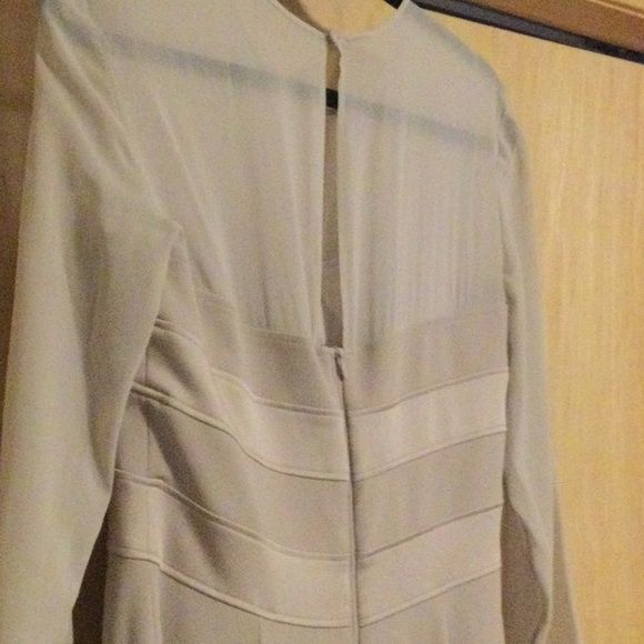 MaxMara Size 4 Satin Nude A-line Dress on Queenly
