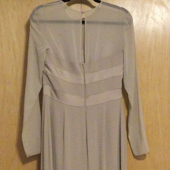 MaxMara Size 8 Satin Nude A-line Dress on Queenly