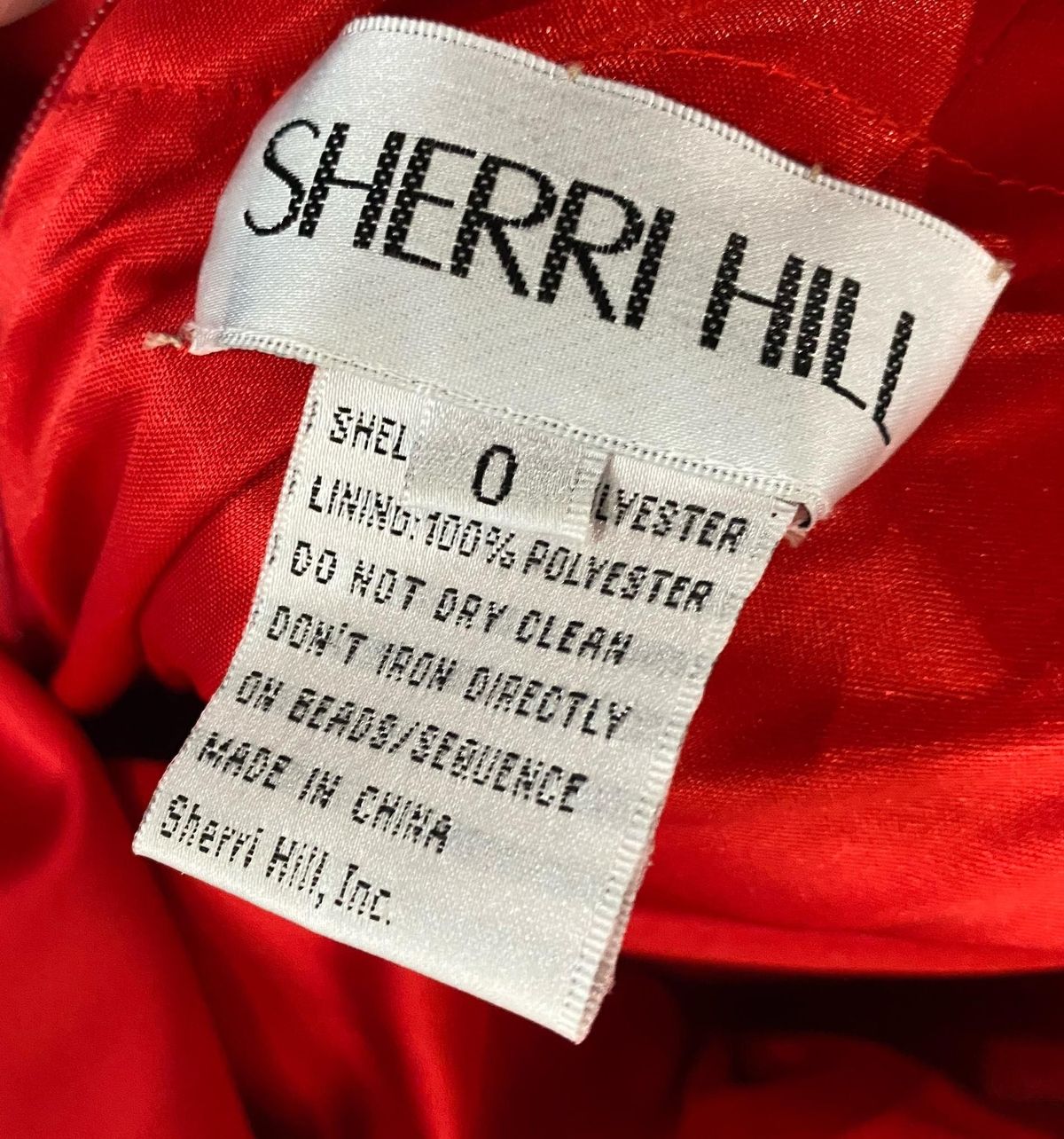 Sherri Hill Size 0 Prom Halter Lace Red Mermaid Dress on Queenly
