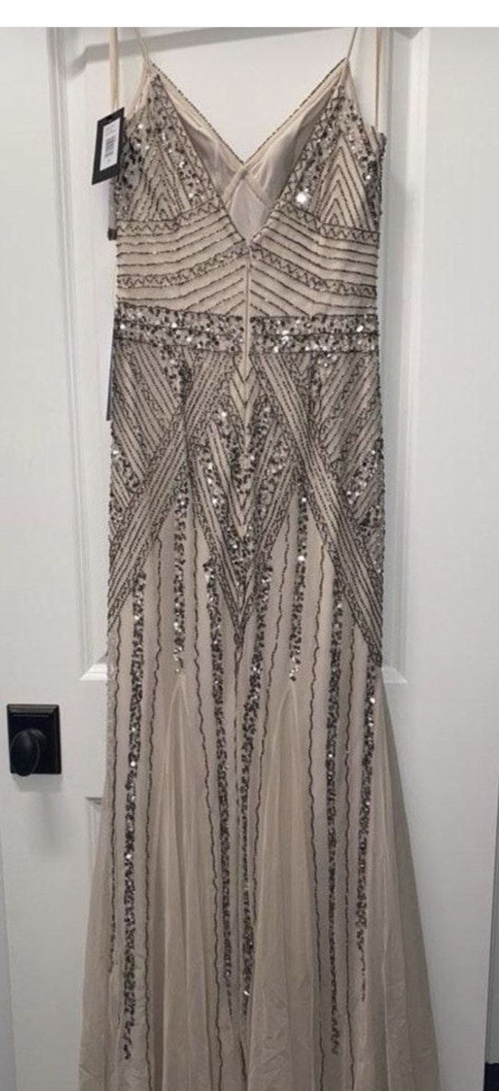 Size 6 Prom Nude Mermaid Dress on Queenly
