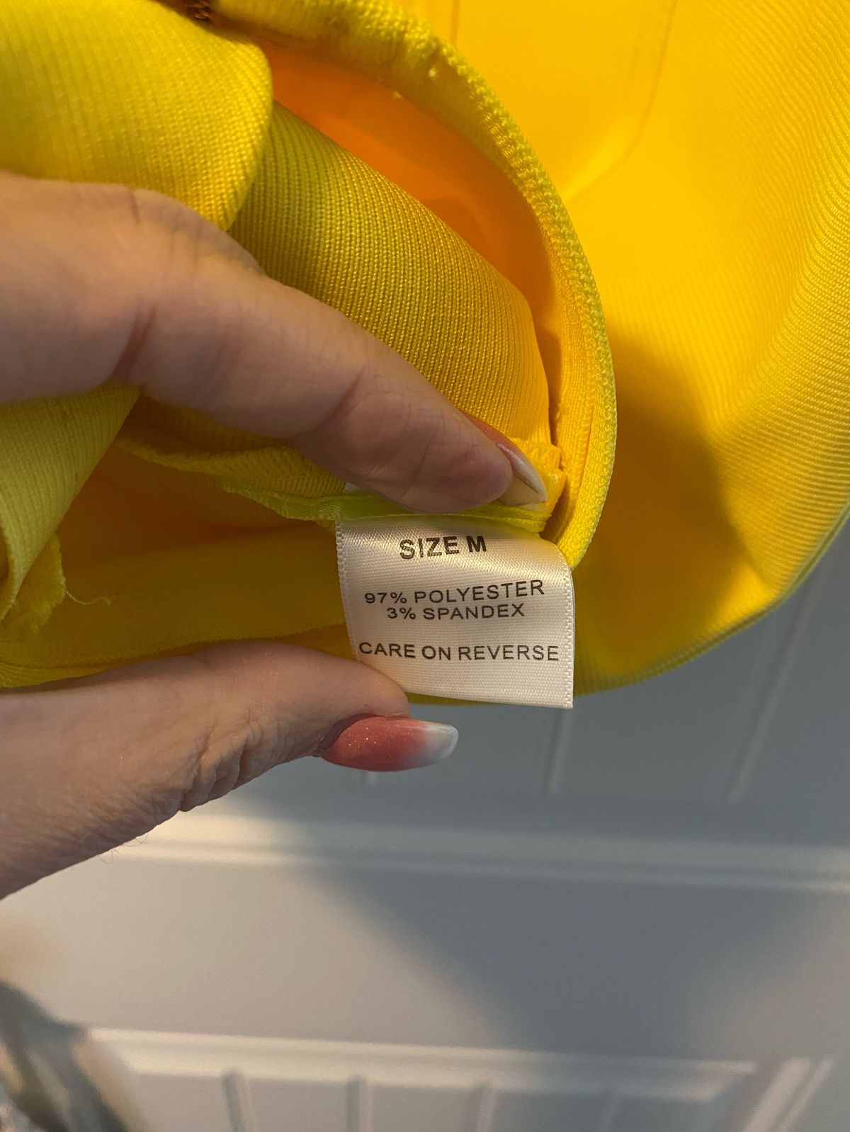 Bodycon collection Size 8 Yellow Cocktail Dress on Queenly