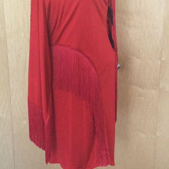 Givenchy Size 8 Wedding Guest High Neck Red Cocktail Dress on Queenly