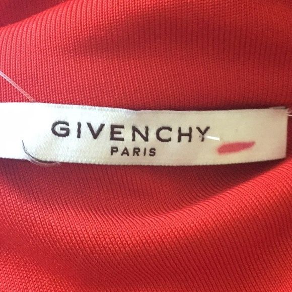 Givenchy Size 8 Wedding Guest High Neck Red Cocktail Dress on Queenly