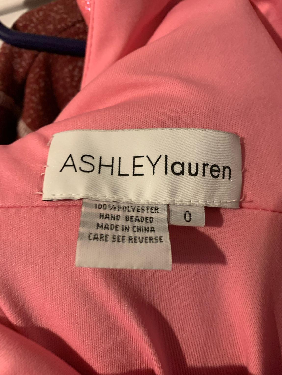 Ashley Lauren Size 0 Prom Pink Mermaid Dress on Queenly