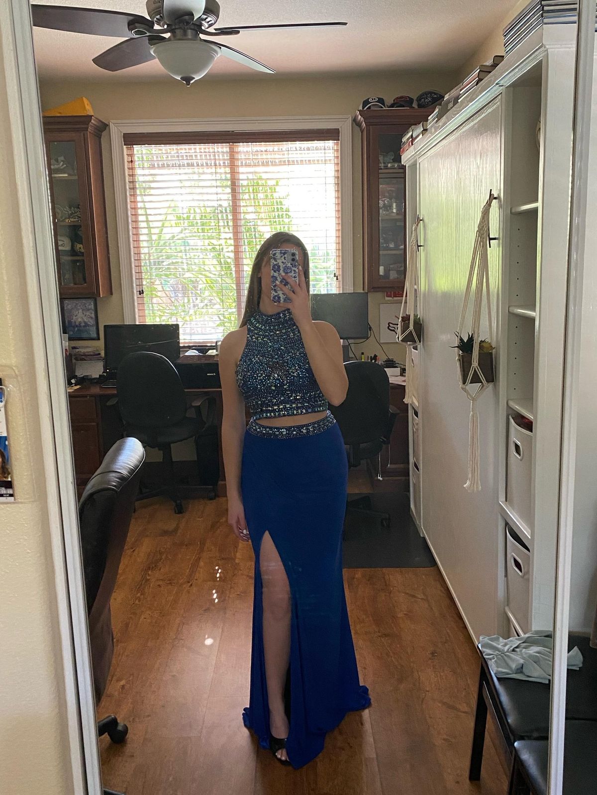 Sherri Hill Size 6 Prom Royal Blue Floor Length Maxi on Queenly