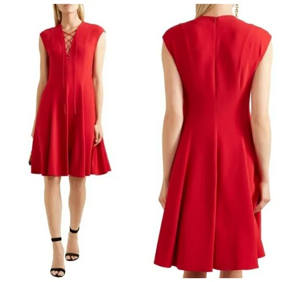 Stella McCartney Size 8 Red A-line Dress on Queenly