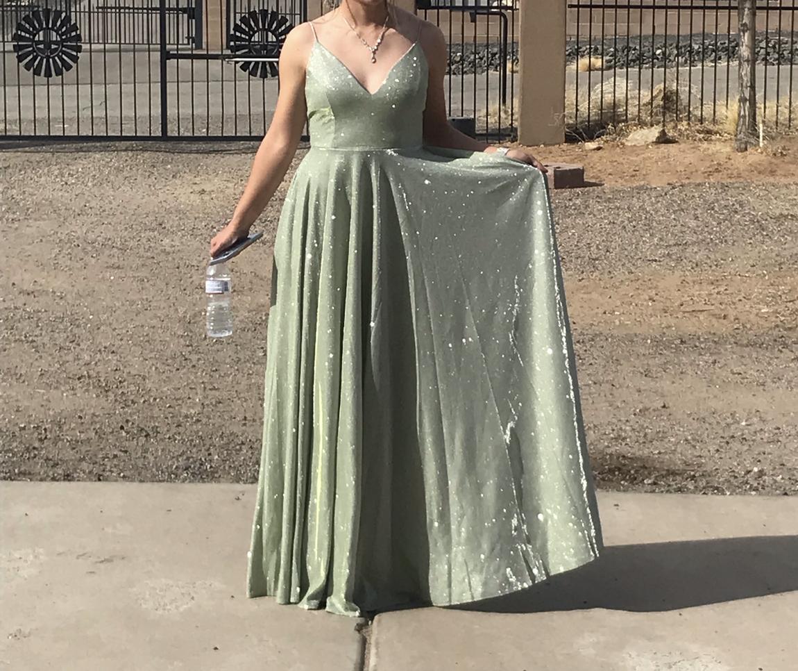 Windsor Size 4 Prom Green Ball Gown on Queenly